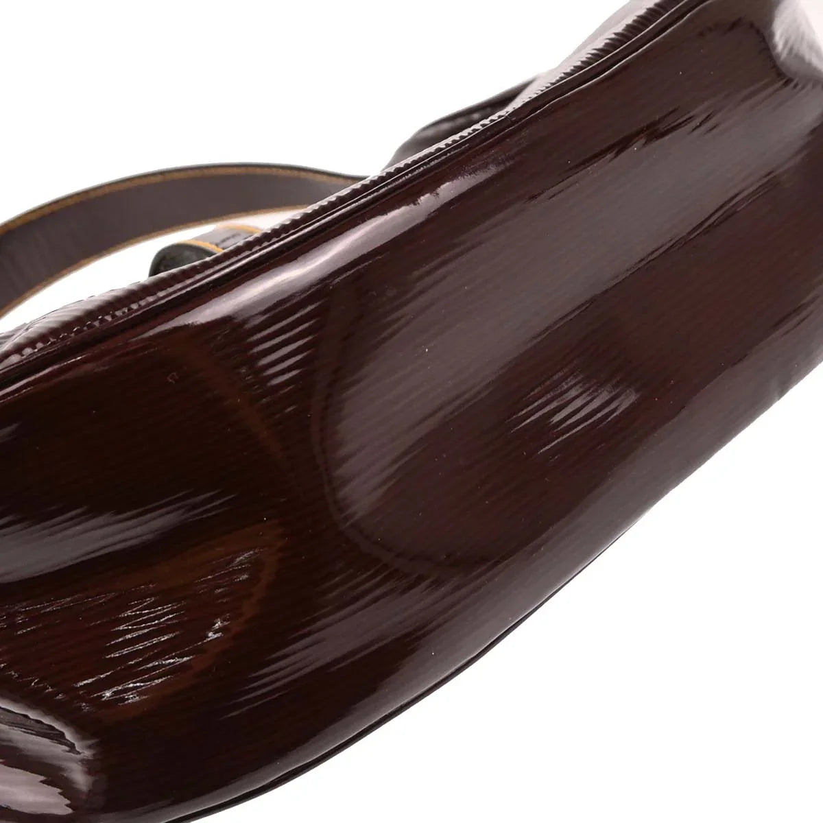 Prada Brown Patent Leather Handbag