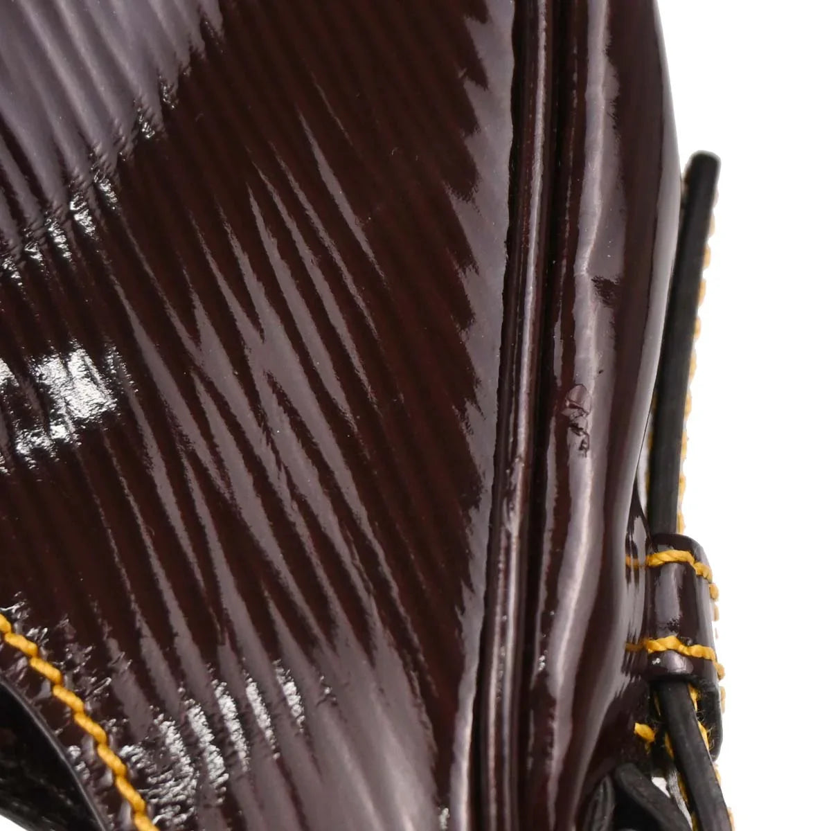 Prada Brown Patent Leather Handbag
