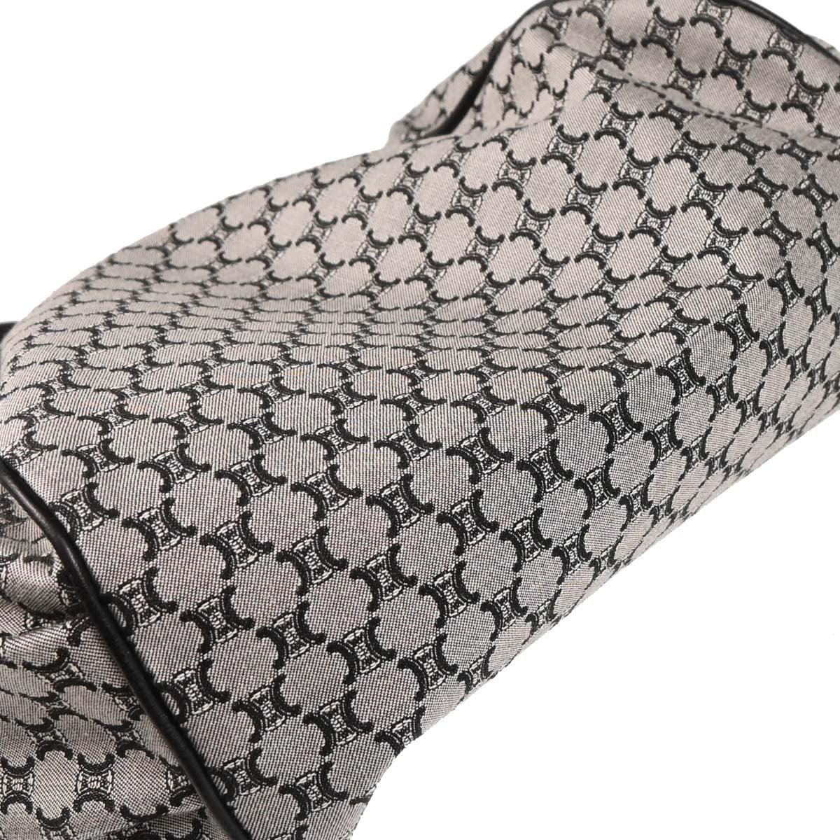 Celine Gray Canvas Macadam Handbag