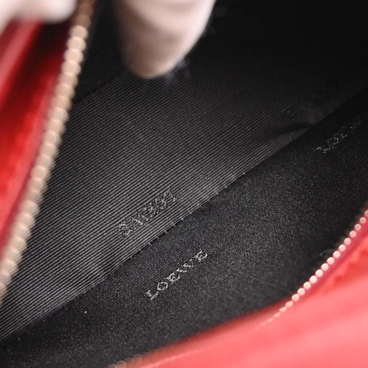 Loewe Red Leather Handbag