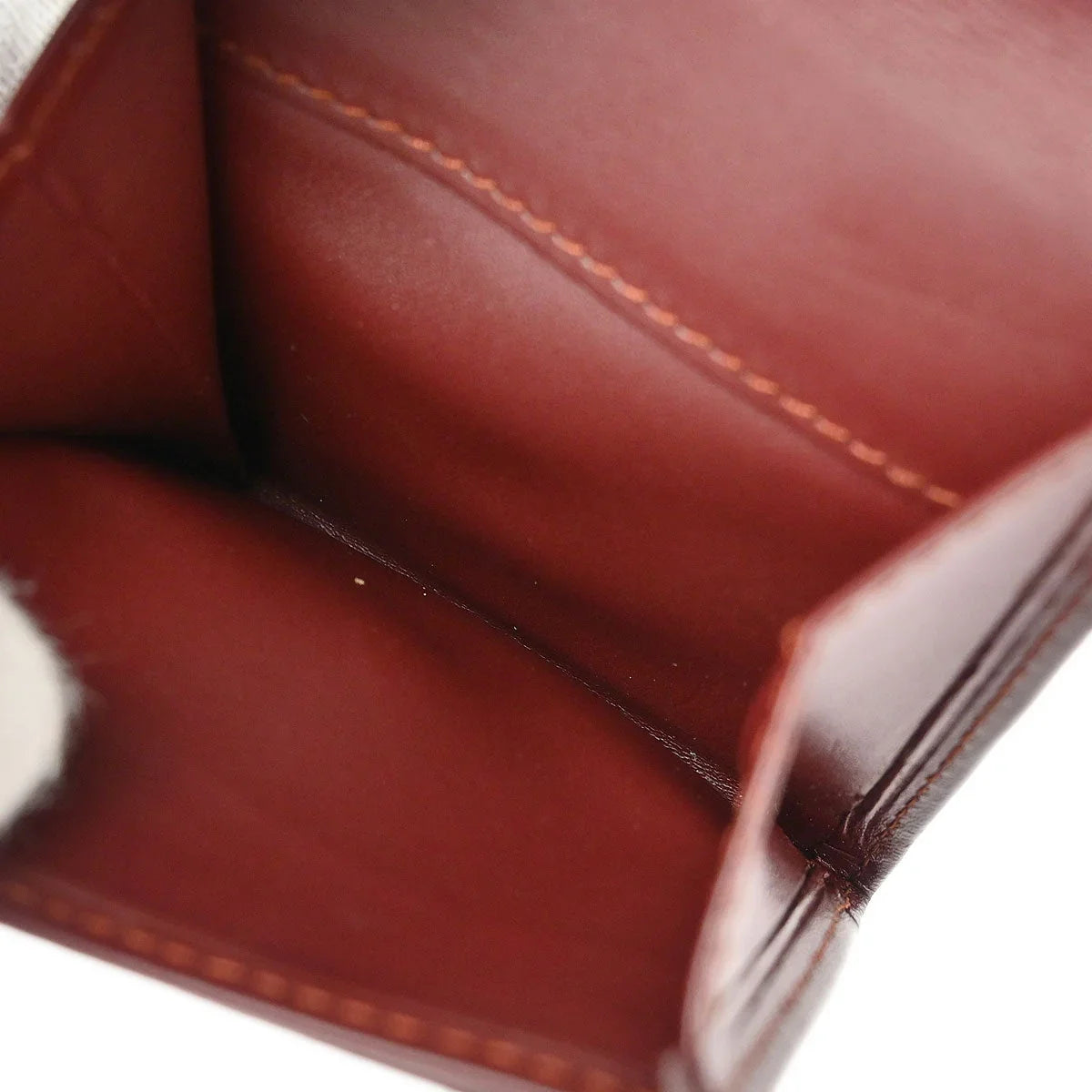 Cartier Coin Purse Wallet Bordeaux