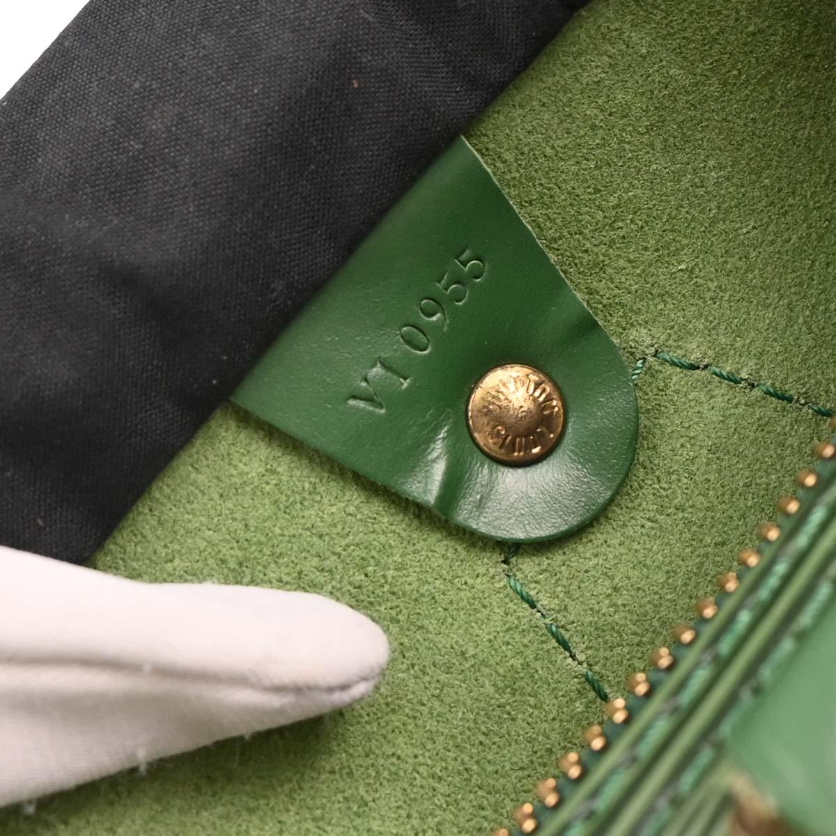 Louis Vuitton 1995 Green Epi Speedy 30 Handbag M43004