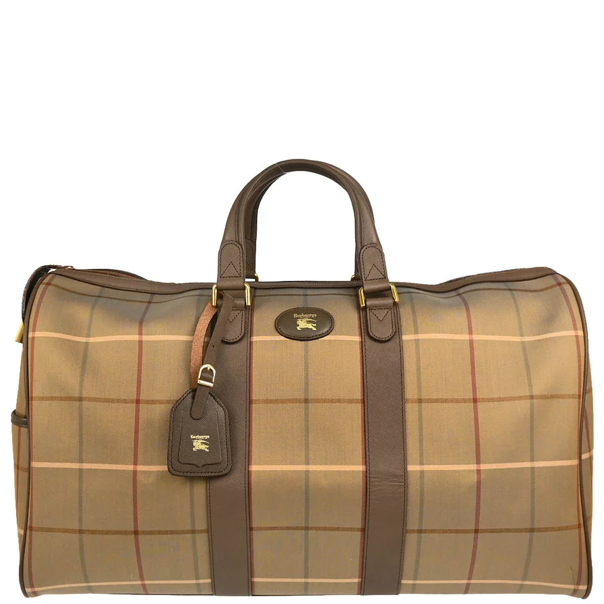 Burberrys Beige Duffle Handbag