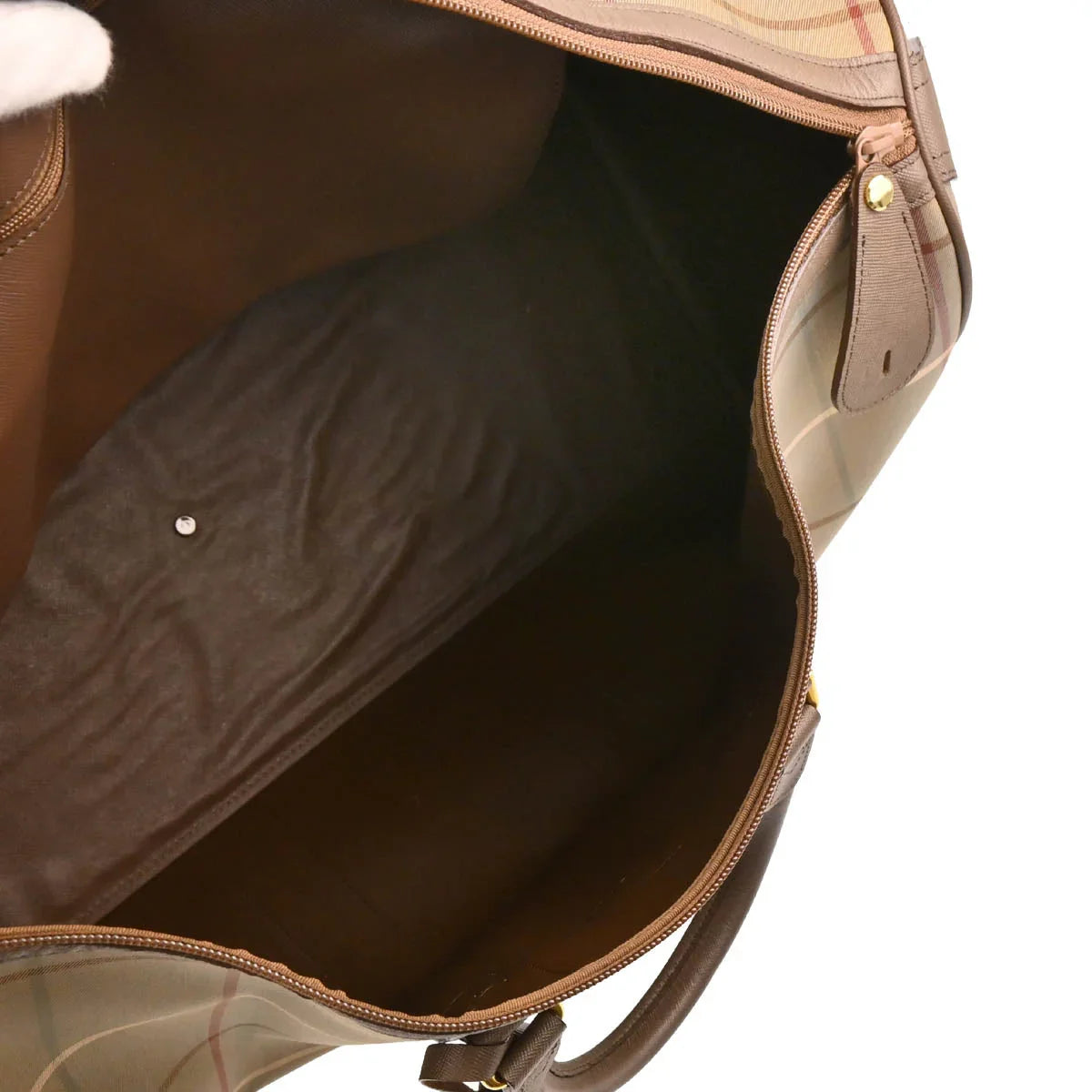 Burberrys Beige Duffle Handbag
