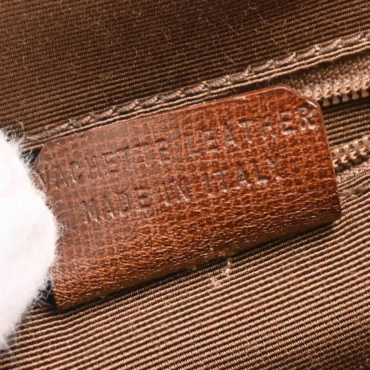 Christian Dior Beige Leather 2way Shoulder Handbag