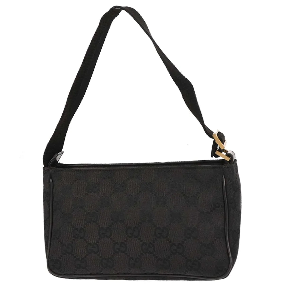 Gucci Black Canvas GG Handbag