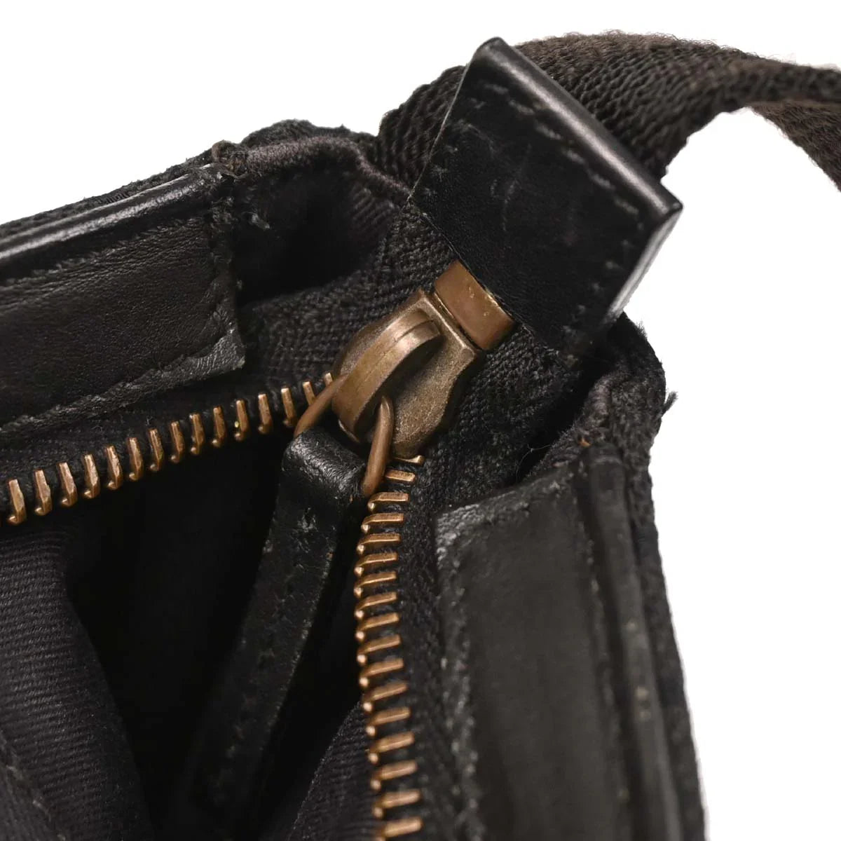 Gucci Black Canvas GG Handbag