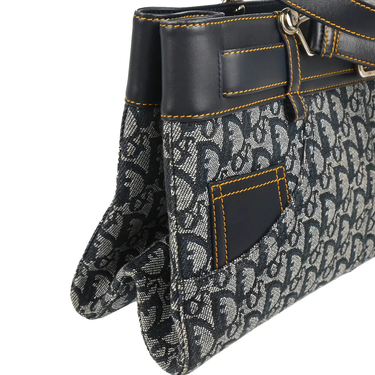 Christian Dior 2001 Navy Trotter Handbag