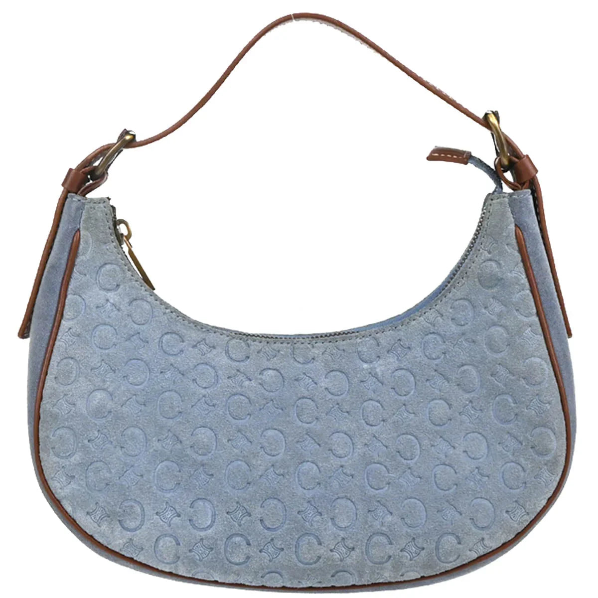 Celine Suede C Macadam Hobo Bag