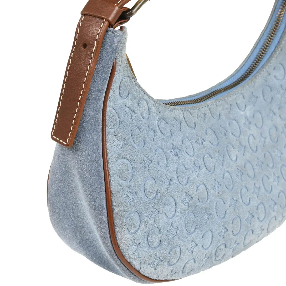 Celine Suede C Macadam Hobo Bag