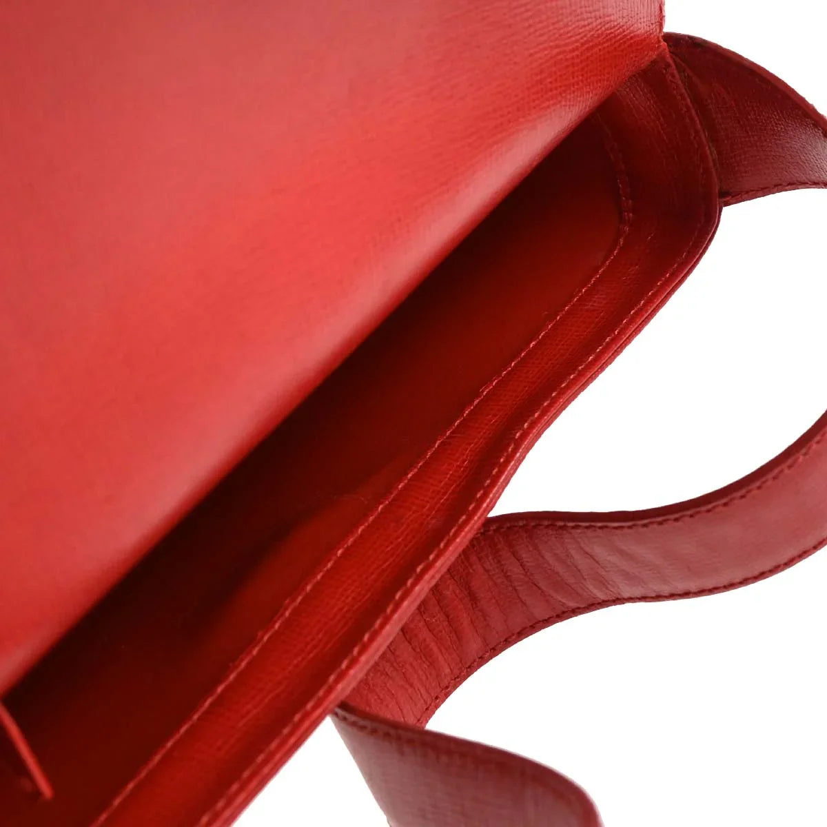 Christian Dior Red Leather Handbag