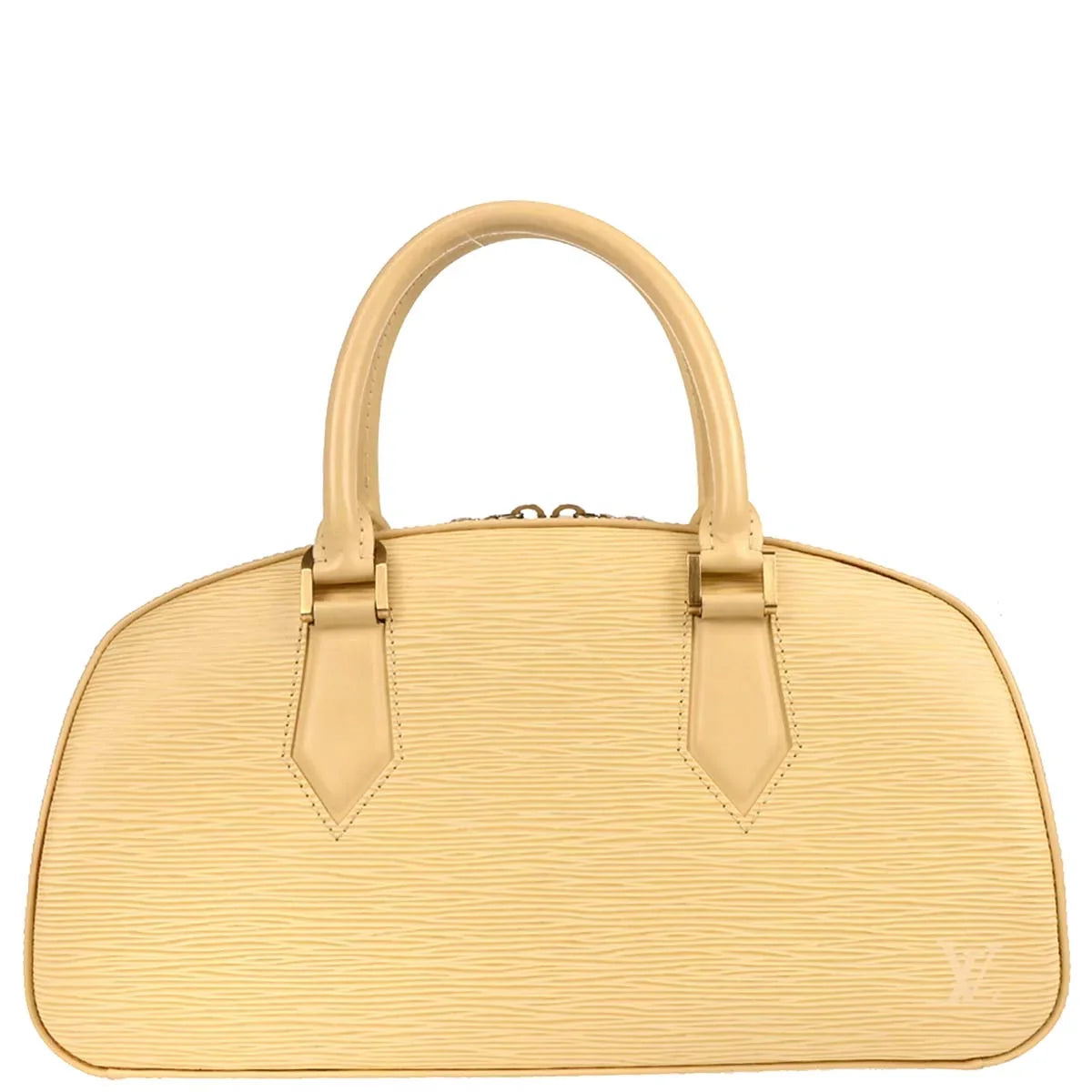 Louis Vuitton 2002 White Epi Jasmin Handbag M5208A