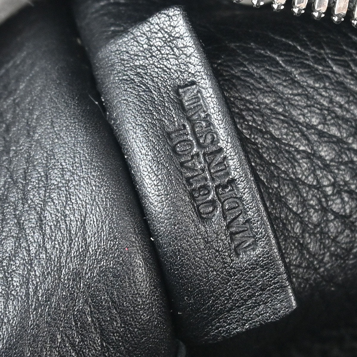 Loewe 2014 Black Perforated Suede Amazona 28 Handbag