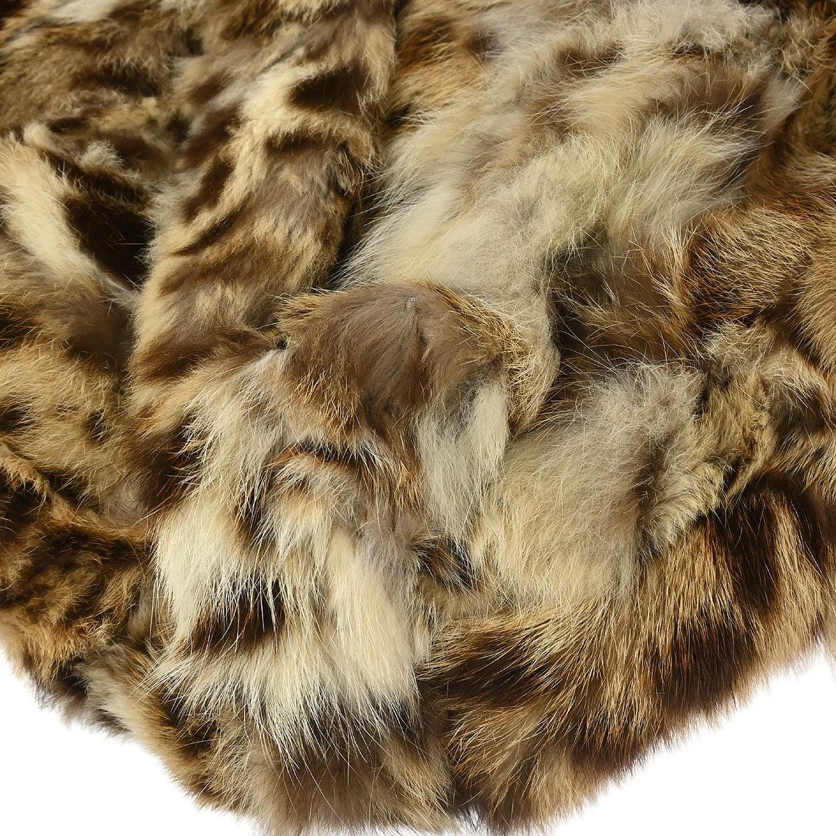 Fendi * Beige Lynx Fur Tote Handbag