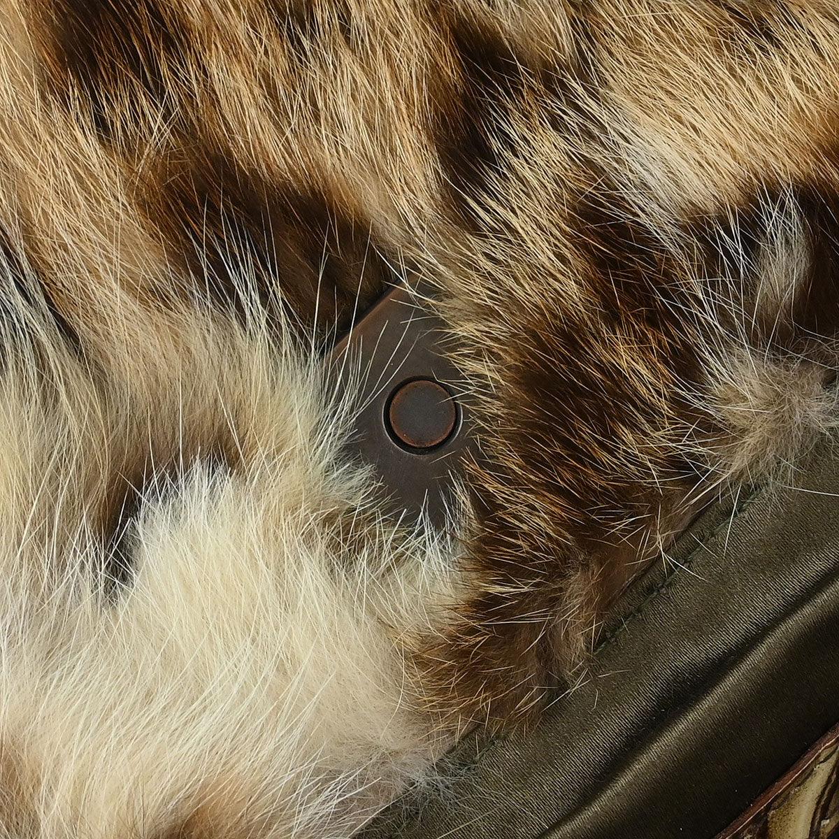 Fendi * Beige Lynx Fur Tote Handbag