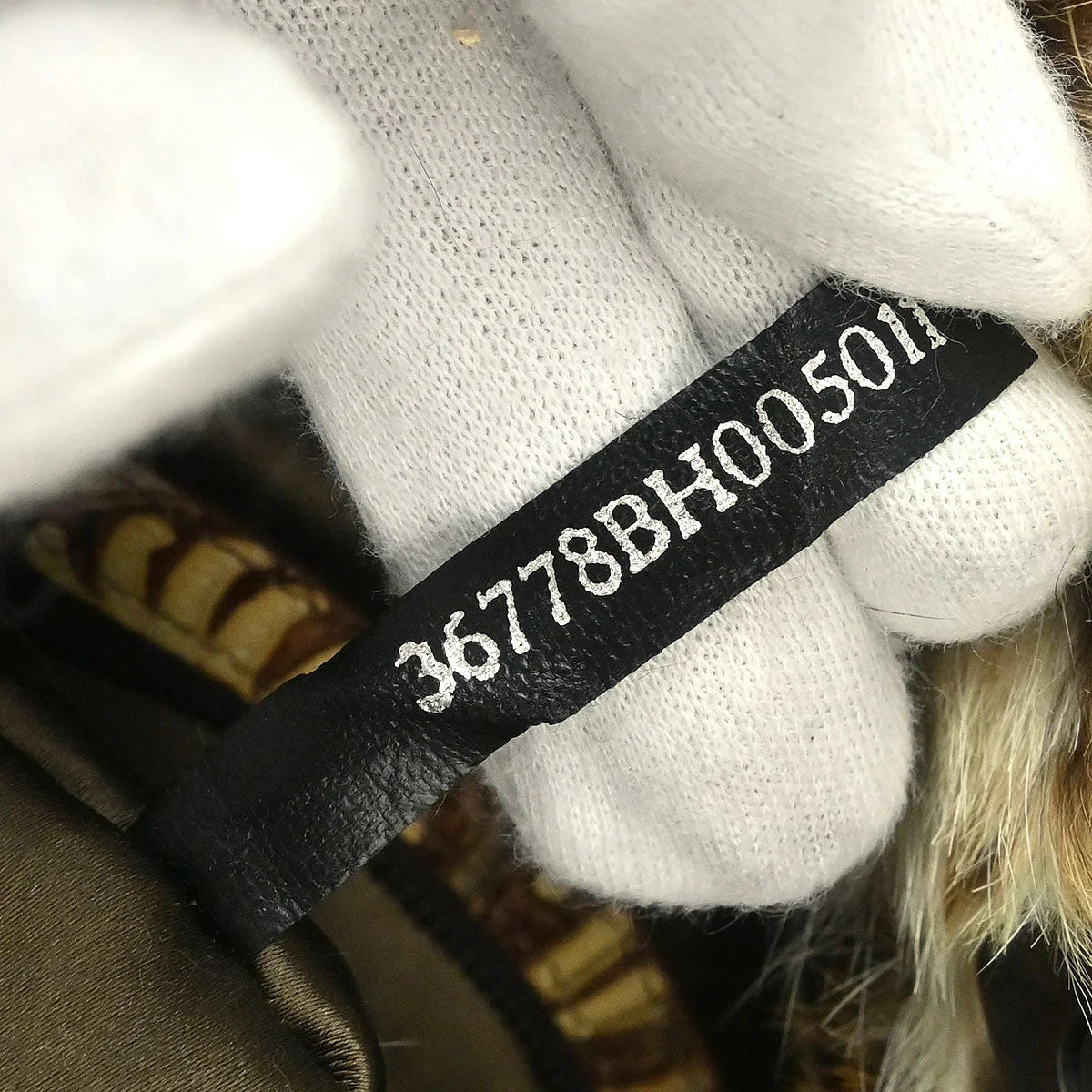 Fendi * Beige Lynx Fur Tote Handbag