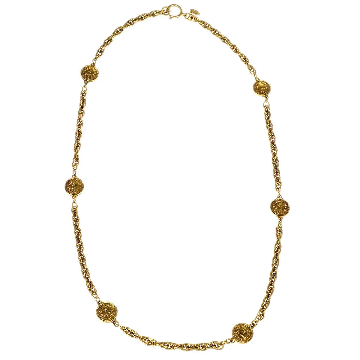 Chanel Chain Necklace Gold