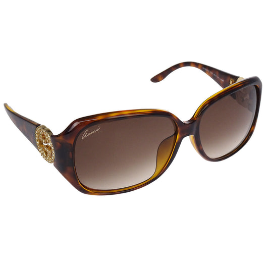 Gucci Sunglasses Eyewear Brown Rhinestone