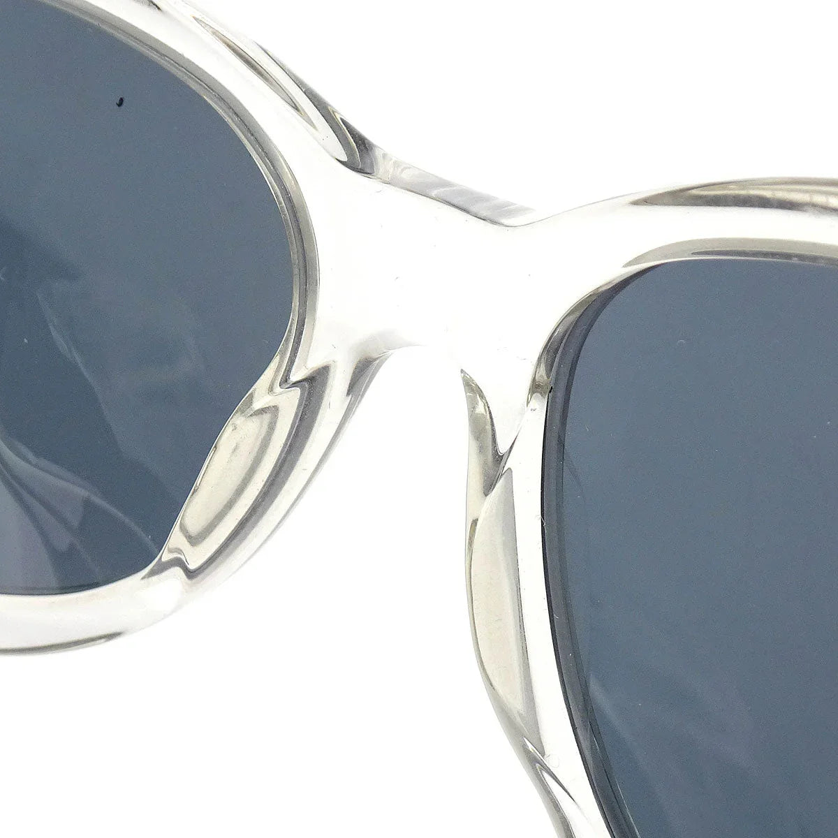 Chanel Sunglasses Eyewear Black Clear Small Good