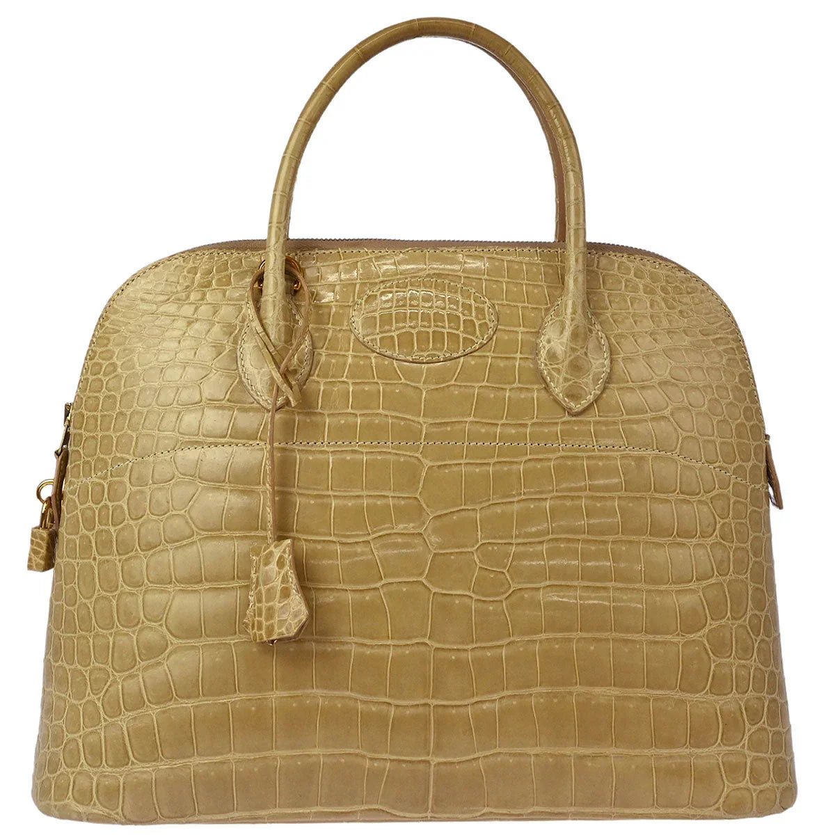 Hermes * Poussiere Porosus Bolide 35 Handbag