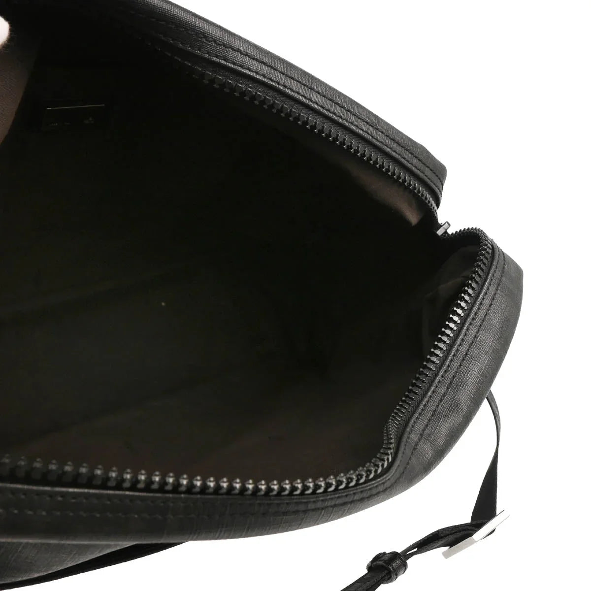Fendi 2007 Black Zucca Messenger Bag