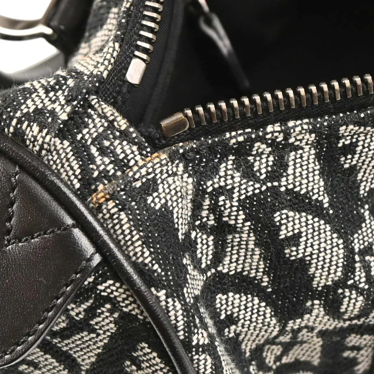 Christian Dior 2002 Black Trotter Handbag