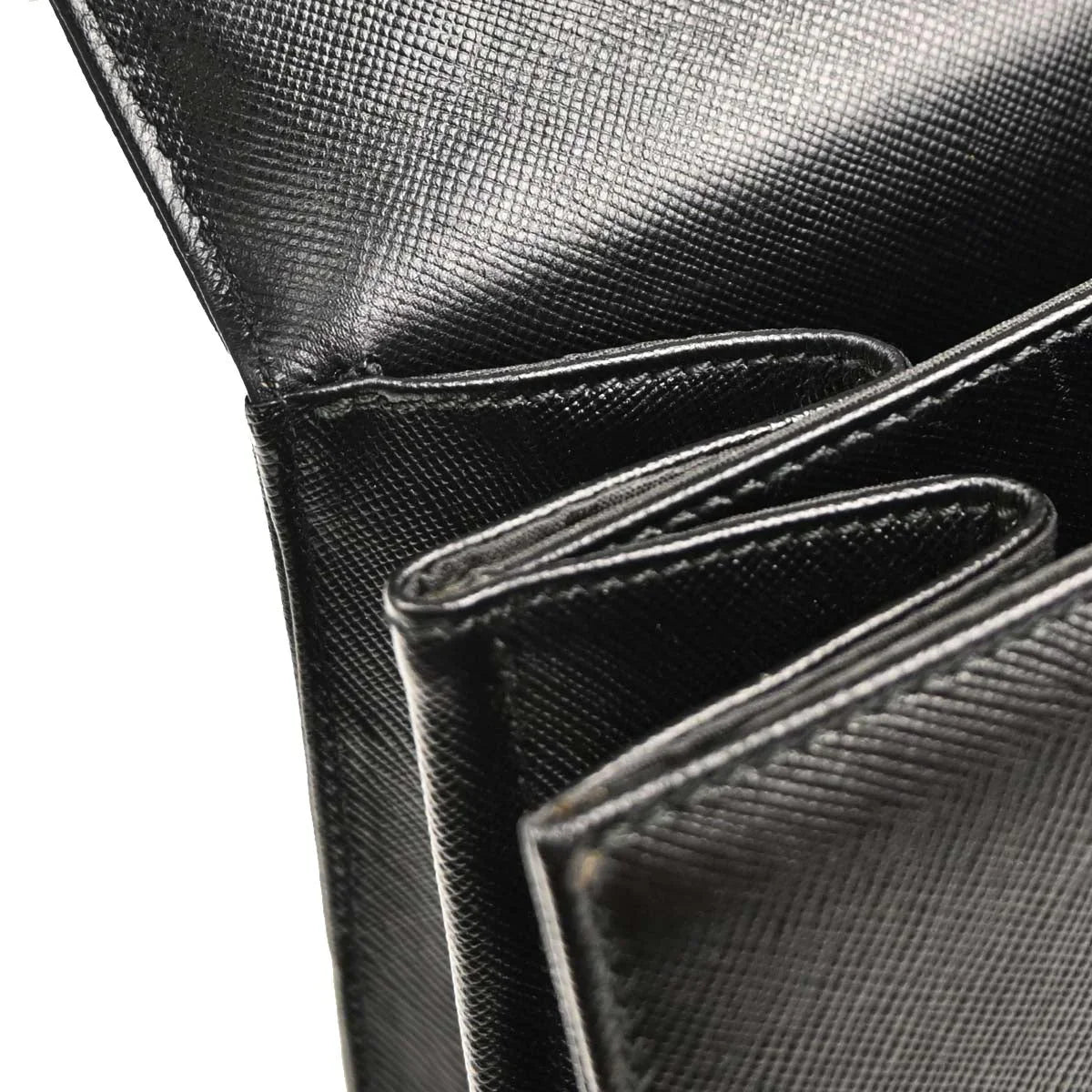 Salvatore Ferragamo Black Leather Gancini 2way Shoulder Handbag