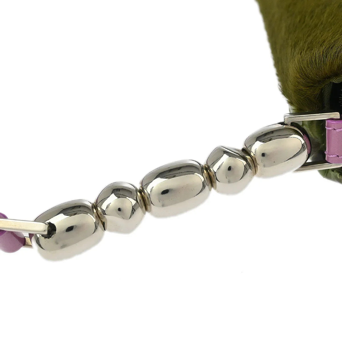 Christian Dior * 2000 Moss Green Pony Hair Python Malice Pearl Handbag
