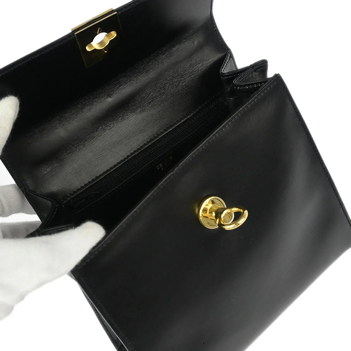 Celine Black 2way Shoulder Handbag