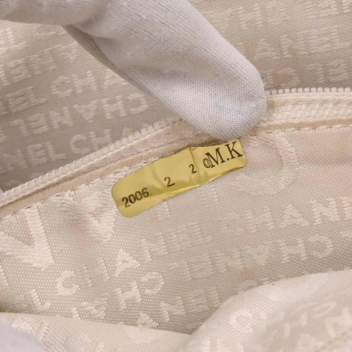 Chanel Pink Canvas Valentine Chain Shoulder Bag