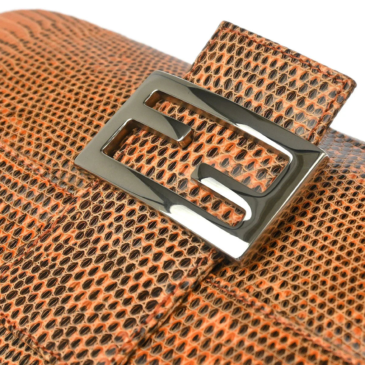 Fendi * 1999 Lizard Baguette Handbag