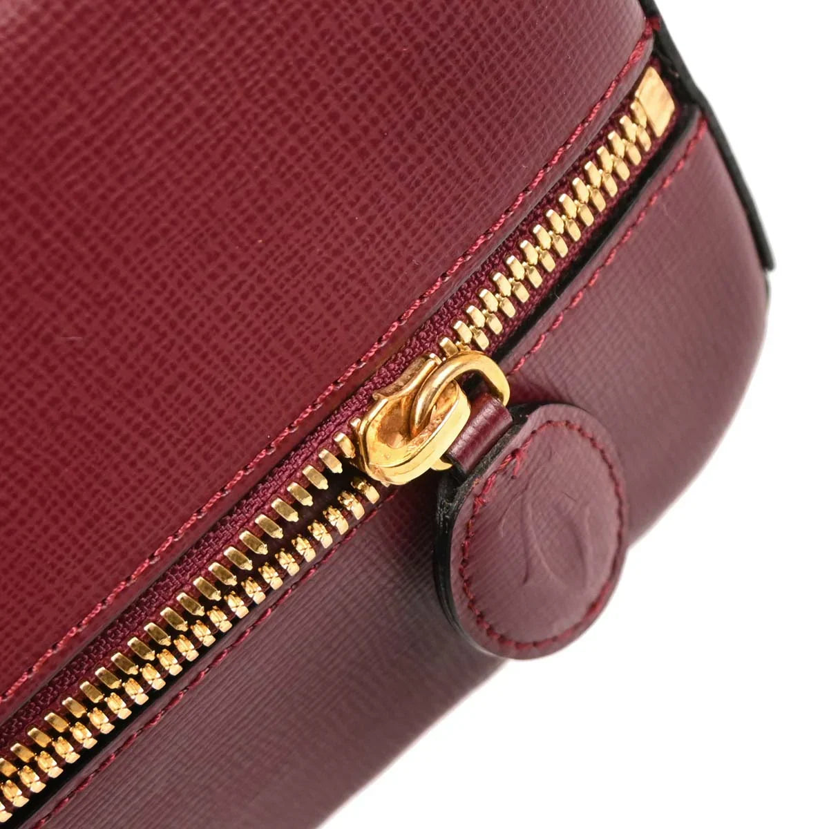 Cartier Bordeaux Leather Must de Cartier 2way Shoulder Handbag