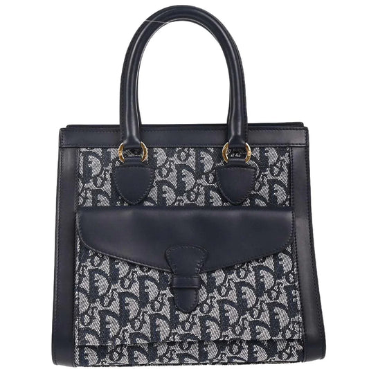 Christian Dior 2002 Navy Trotter Handbag