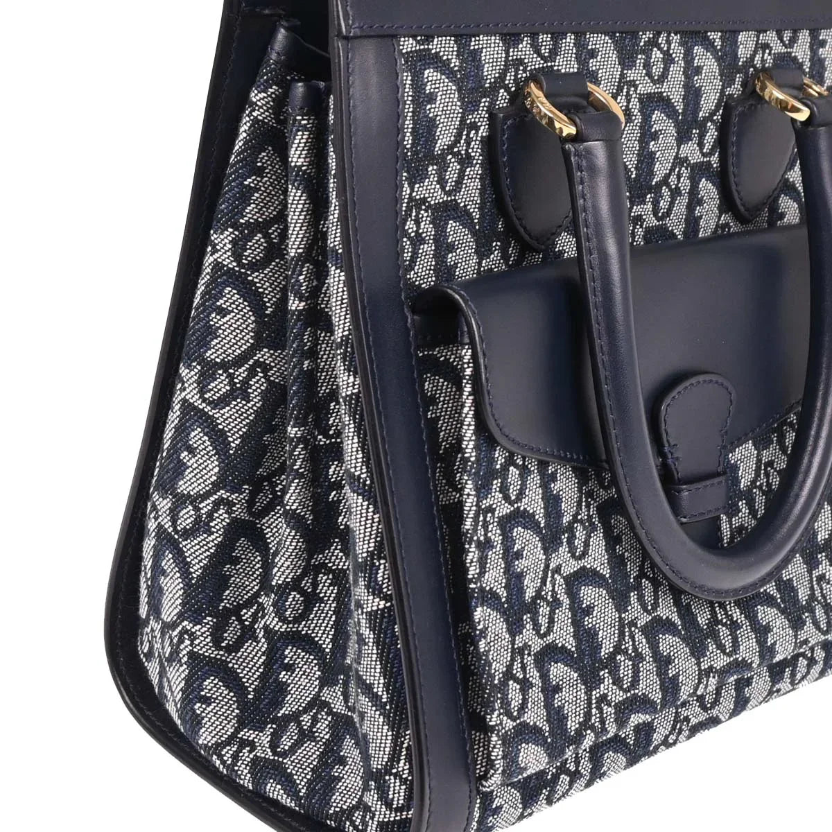 Christian Dior Navy Trotter Handbag