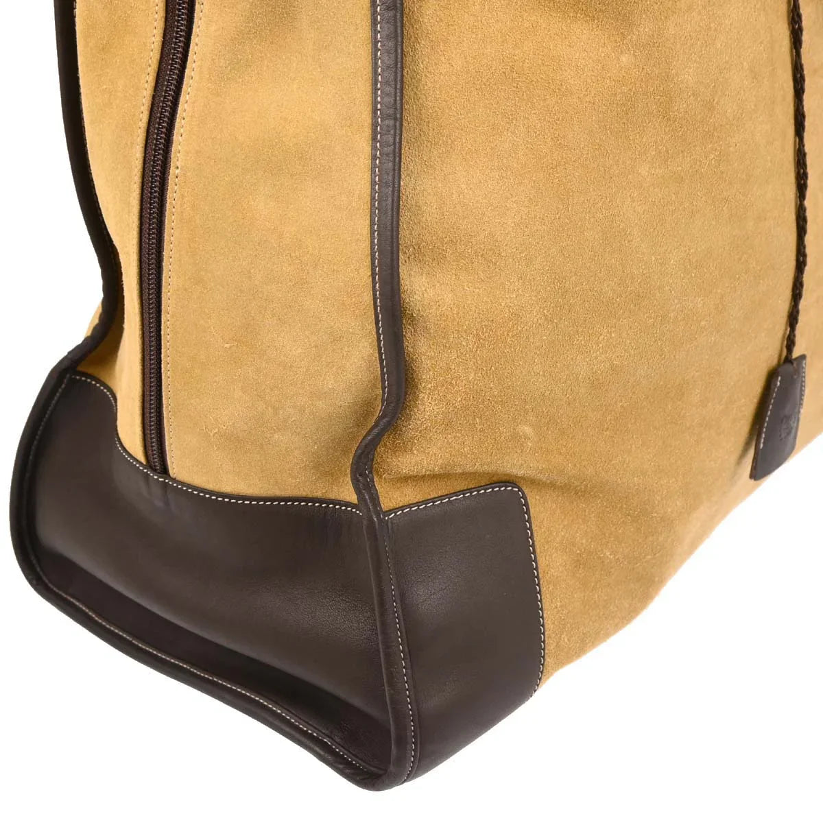 Loewe Beige Suede Amazona 50 Handbag