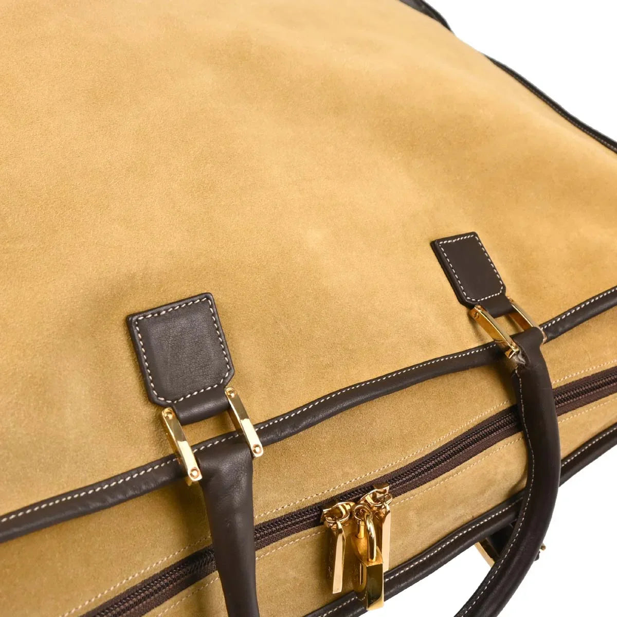 Loewe Beige Suede Amazona 50 Handbag