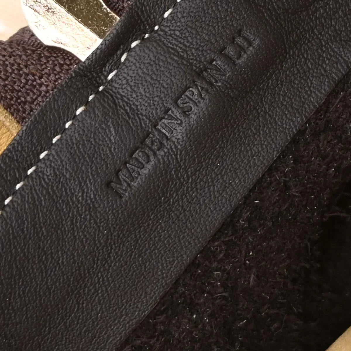 Loewe Beige Suede Amazona 50 Handbag