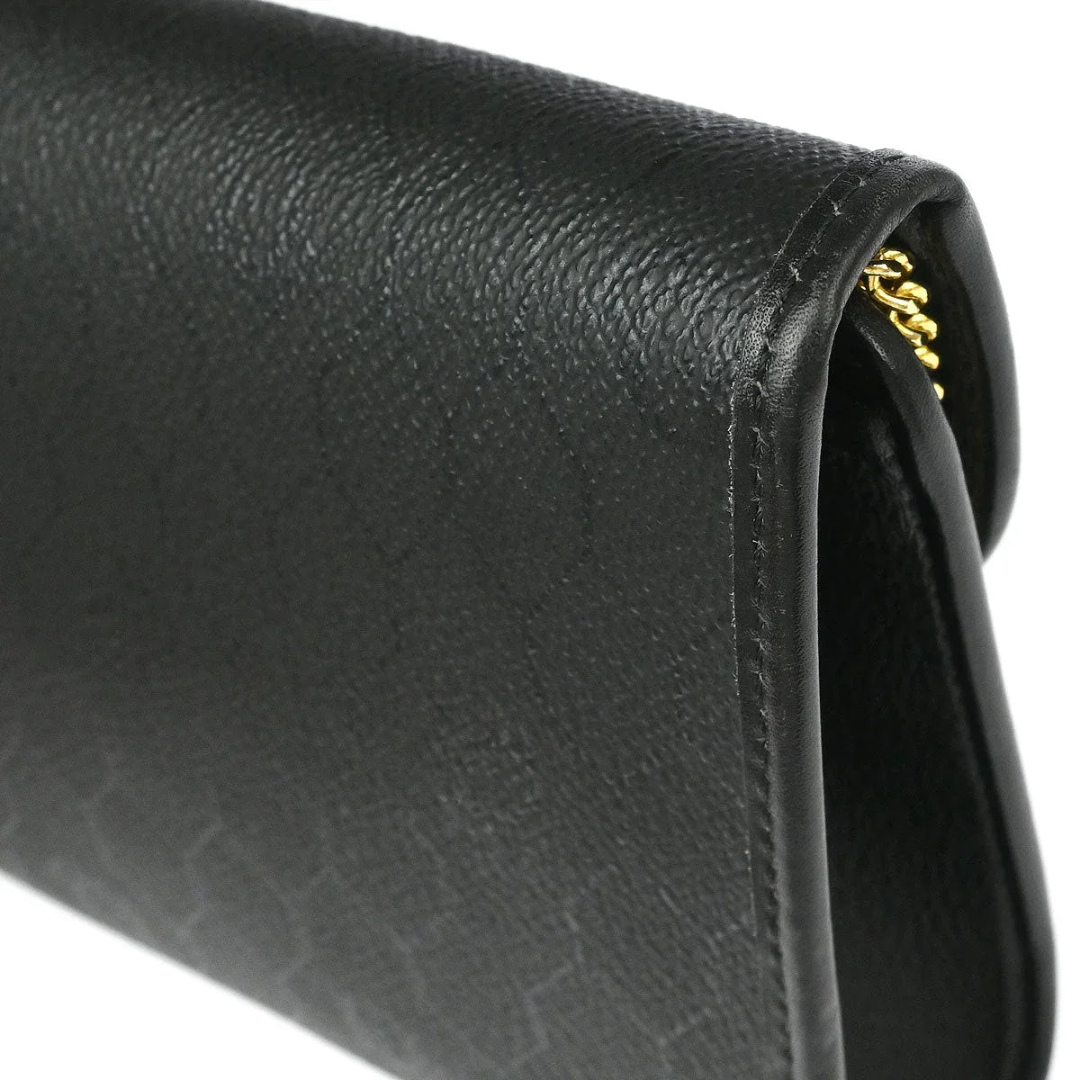Christian Dior Black Honeycomb Shoulder Bag