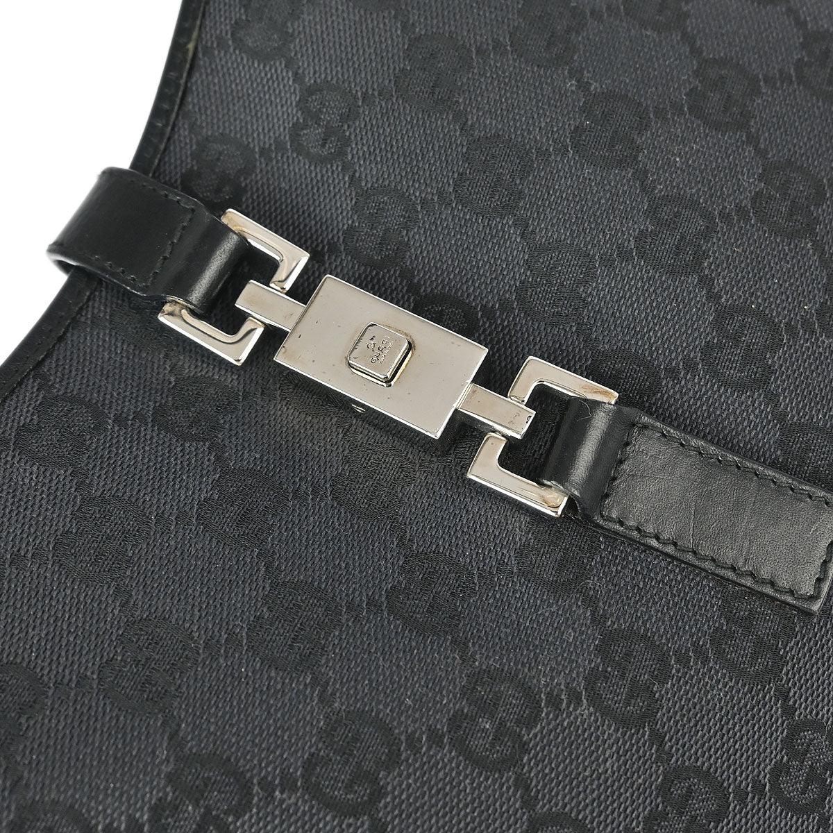 Gucci Black GG Jackie Shoulder Bag
