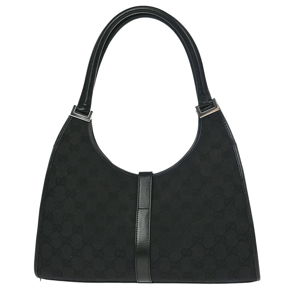 Gucci Black GG Jackie Handbag
