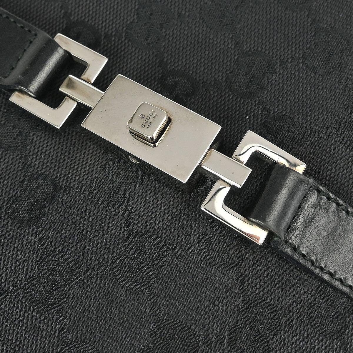 Gucci Black GG Jackie Handbag