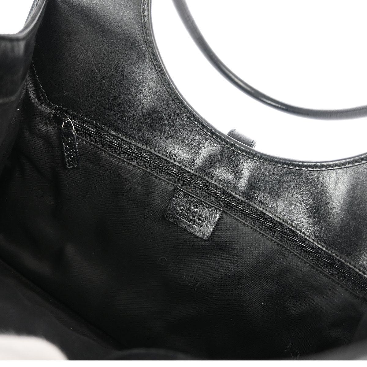 Gucci Black GG Jackie Handbag