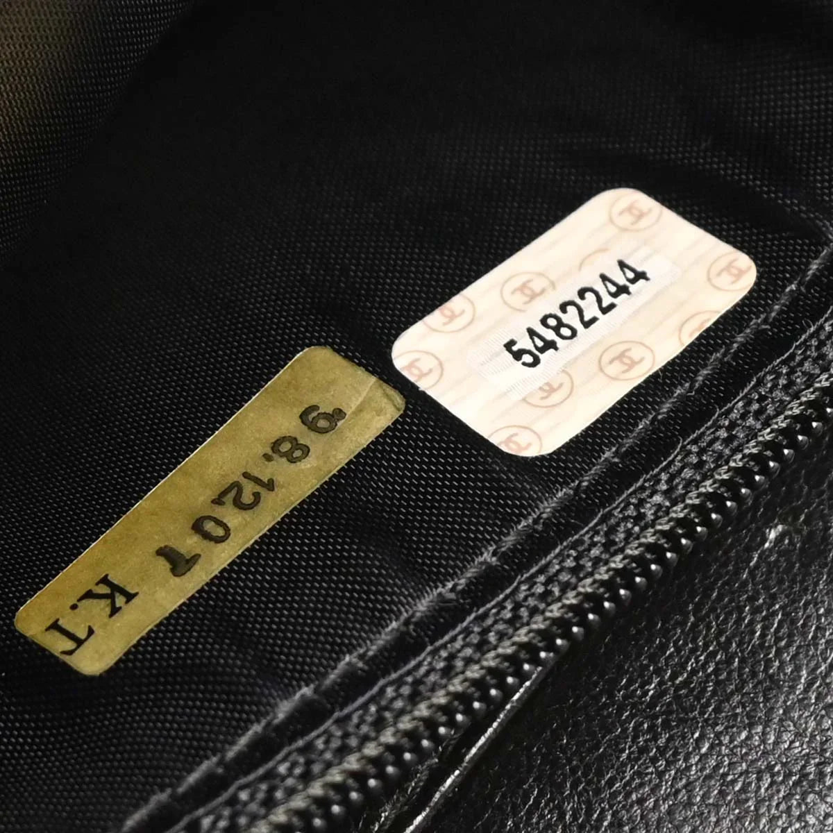 Chanel 1997-1999 Black Caviar Tote Handbag