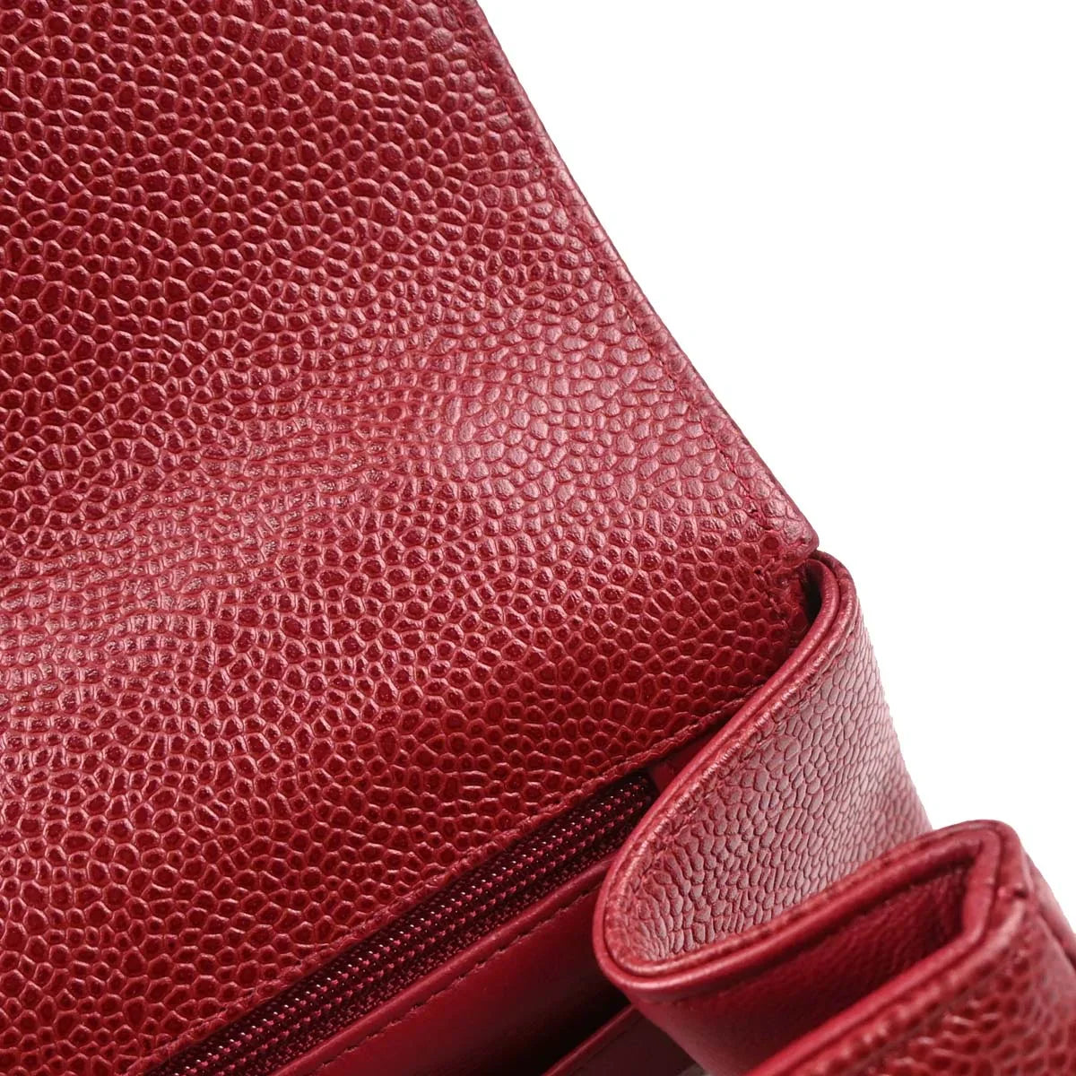 Chanel 1994-1996 Bordeaux Caviar Handbag