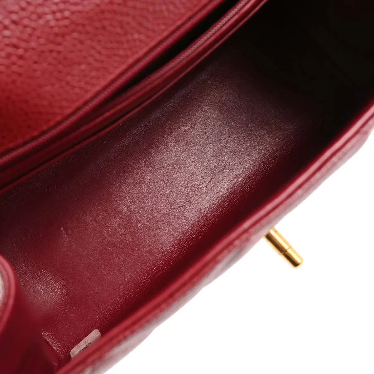 Chanel 1994-1996 Bordeaux Caviar Handbag