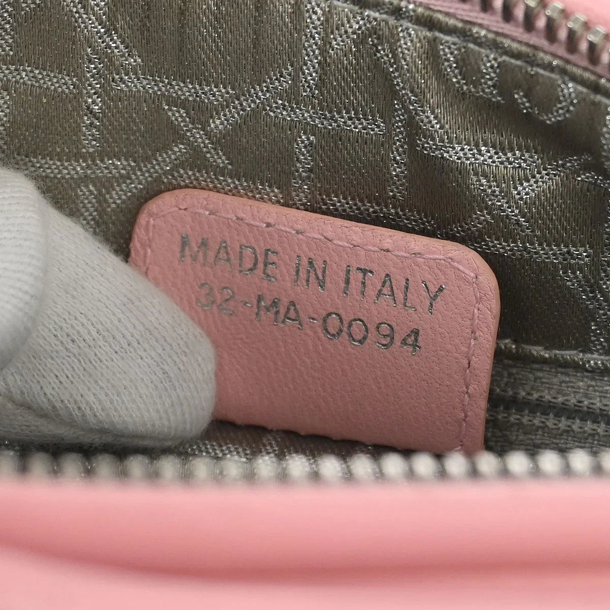 Christian Dior 2004 Pink Lambskin Medium Lady Dior Cannage Handbag