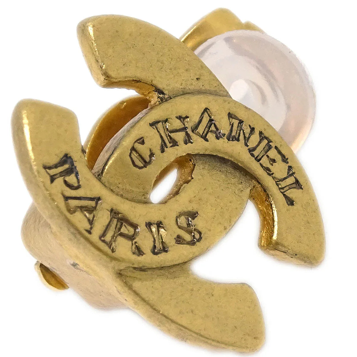 Chanel Gold CC Earrings Clip-On 99A