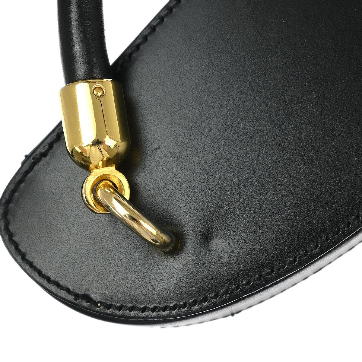 Celine Black Macadam 2way Shoulder Handbag