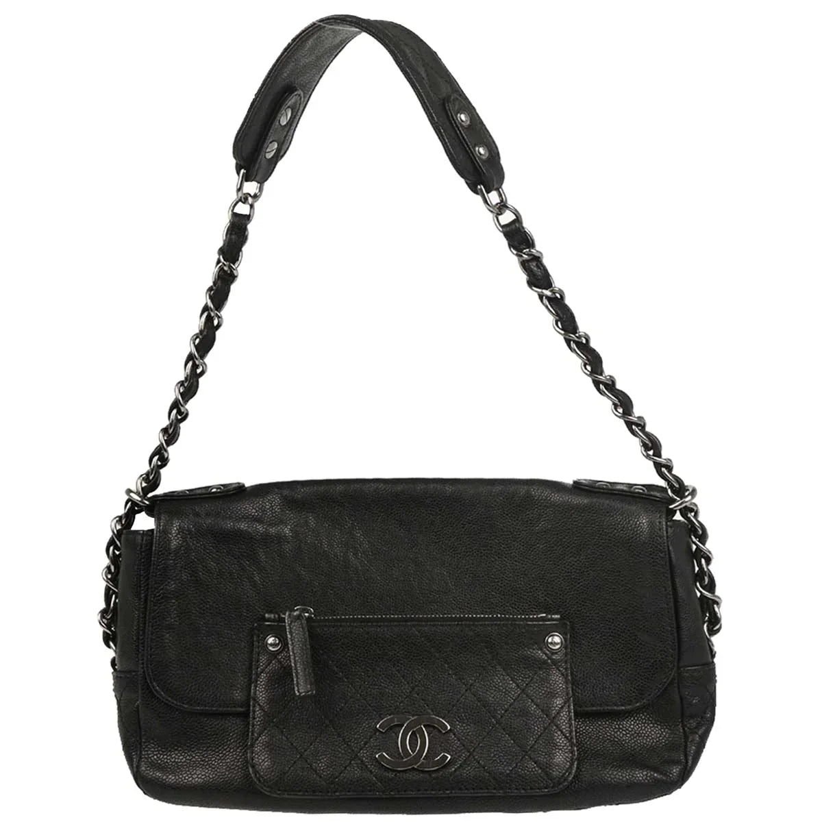 Chanel 2006-2008 Black Caviar Handbag
