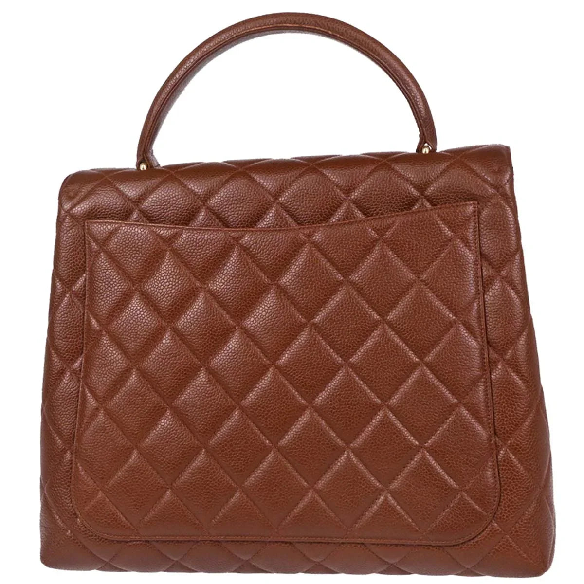 Chanel 1996-1997 Brown Calfskin Handbag